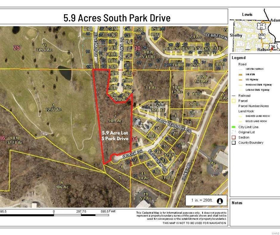 Land for Sale at +/- Lot South Park Drive Hannibal, Missouri 63401 United States
