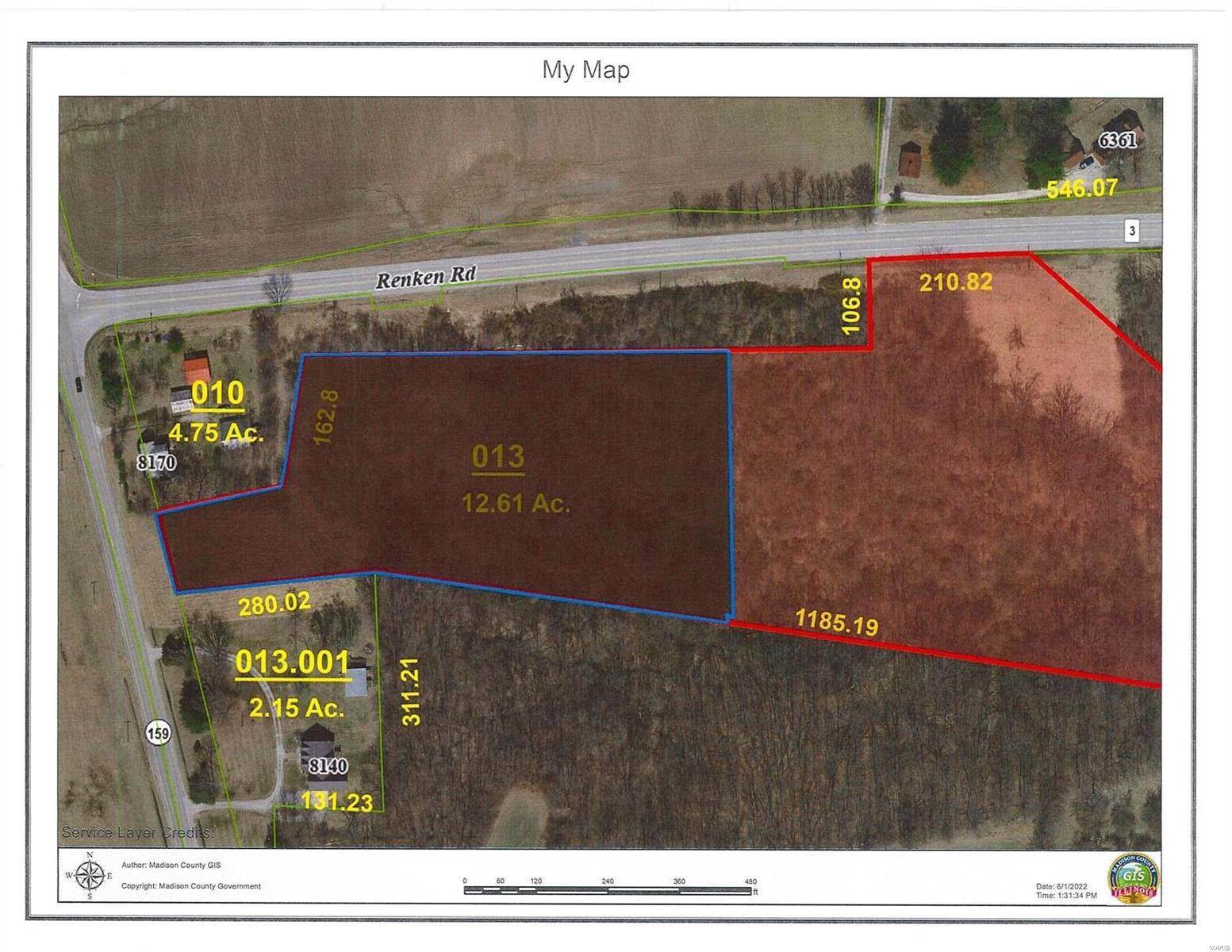 Land for Sale at 8142 State Rt 159 Moro, Illinois 62067 United States